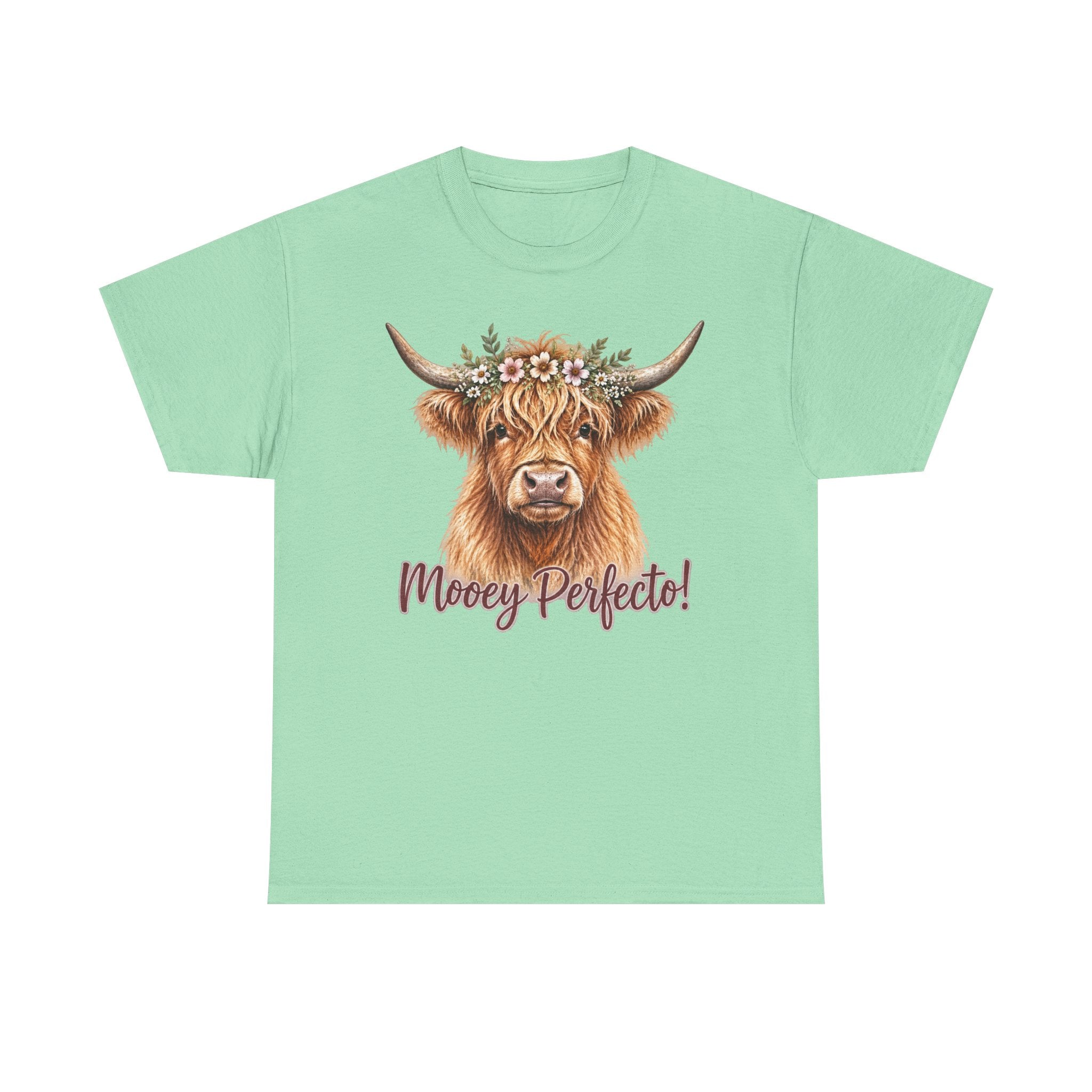 Mooey Perfecto Highland Cow Tee