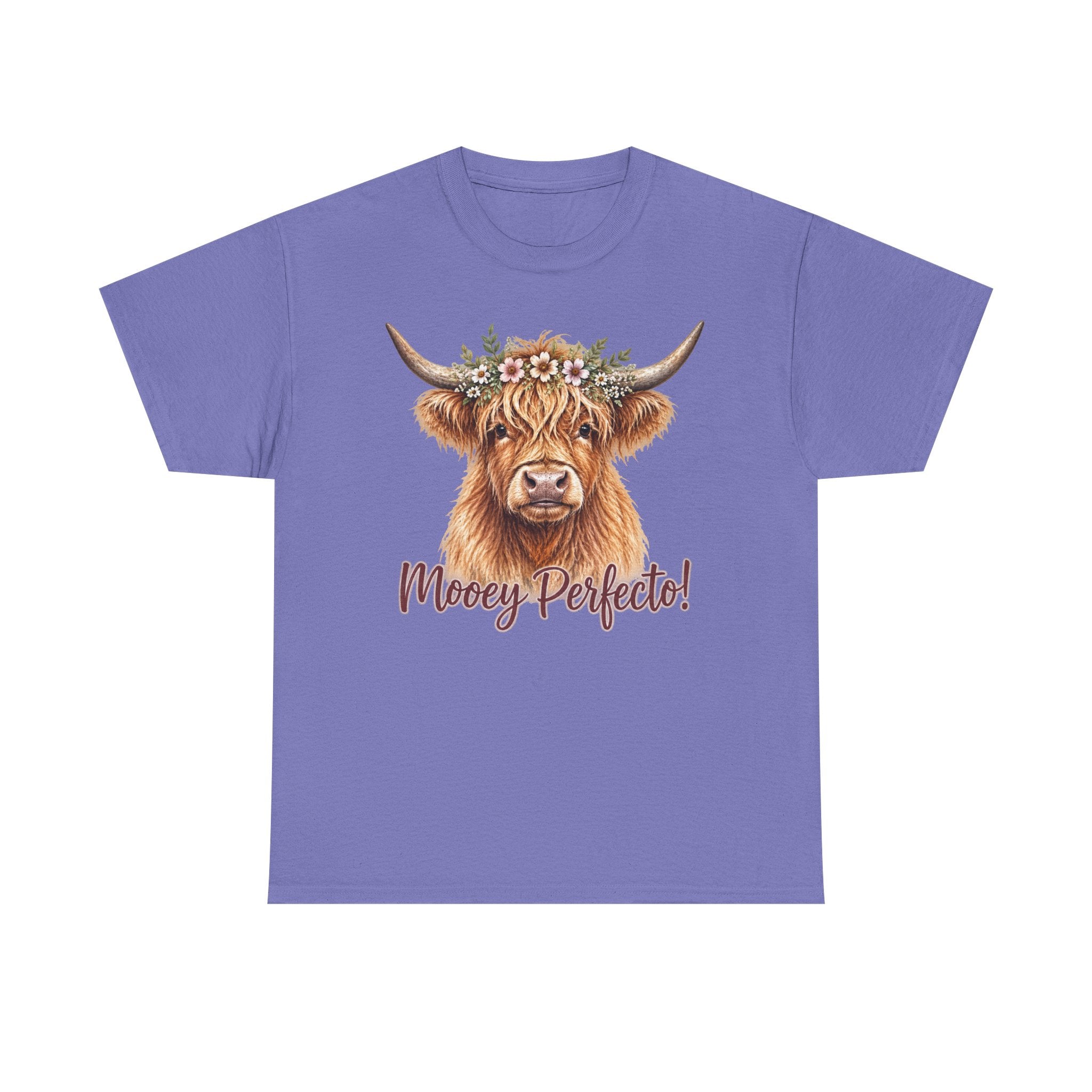 Mooey Perfecto Highland Cow Tee