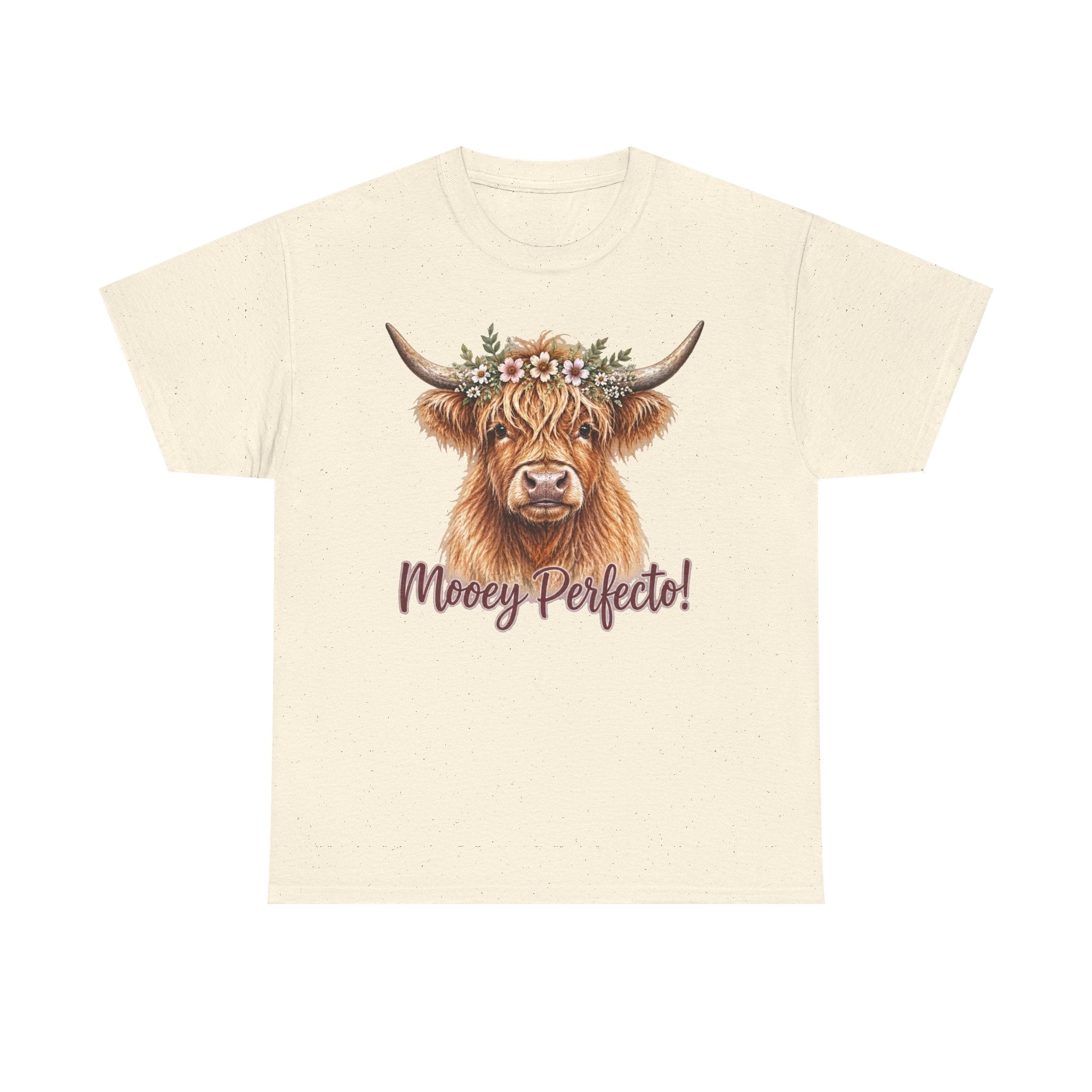 Mooey Perfecto Highland Cow Tee