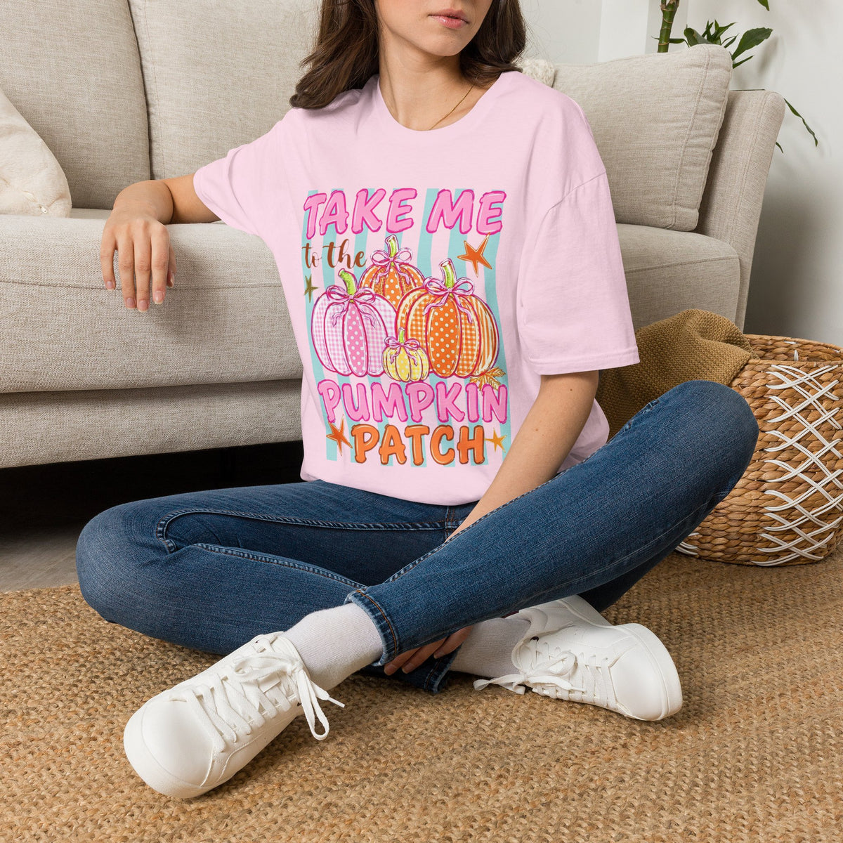 Pumpkin Patch T-Shirt — "Take Me to the Pumpkin Patch" Fall Graphic Tee