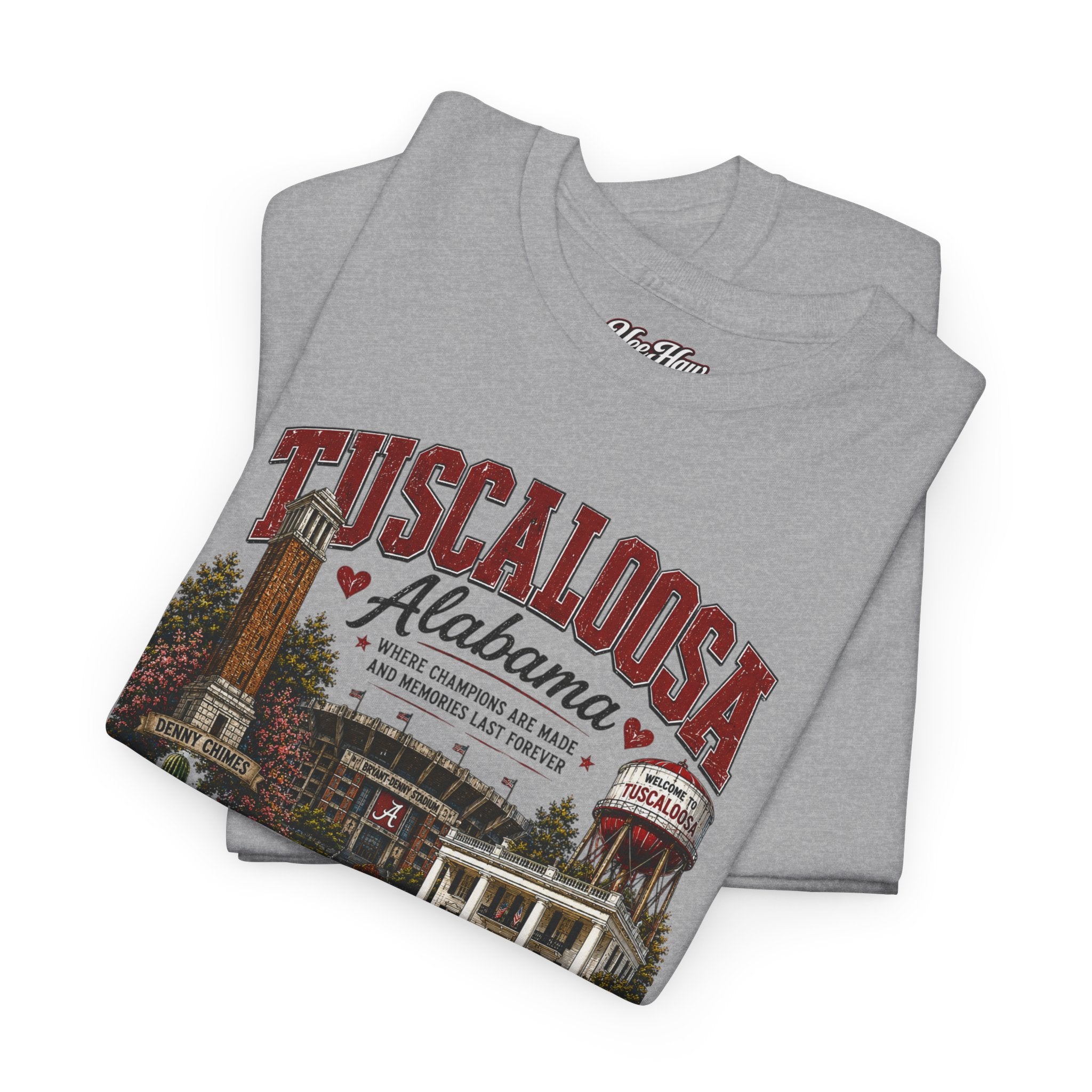 Tuscaloosa Alabama Collage Tee | College Town Souvenir Shirt