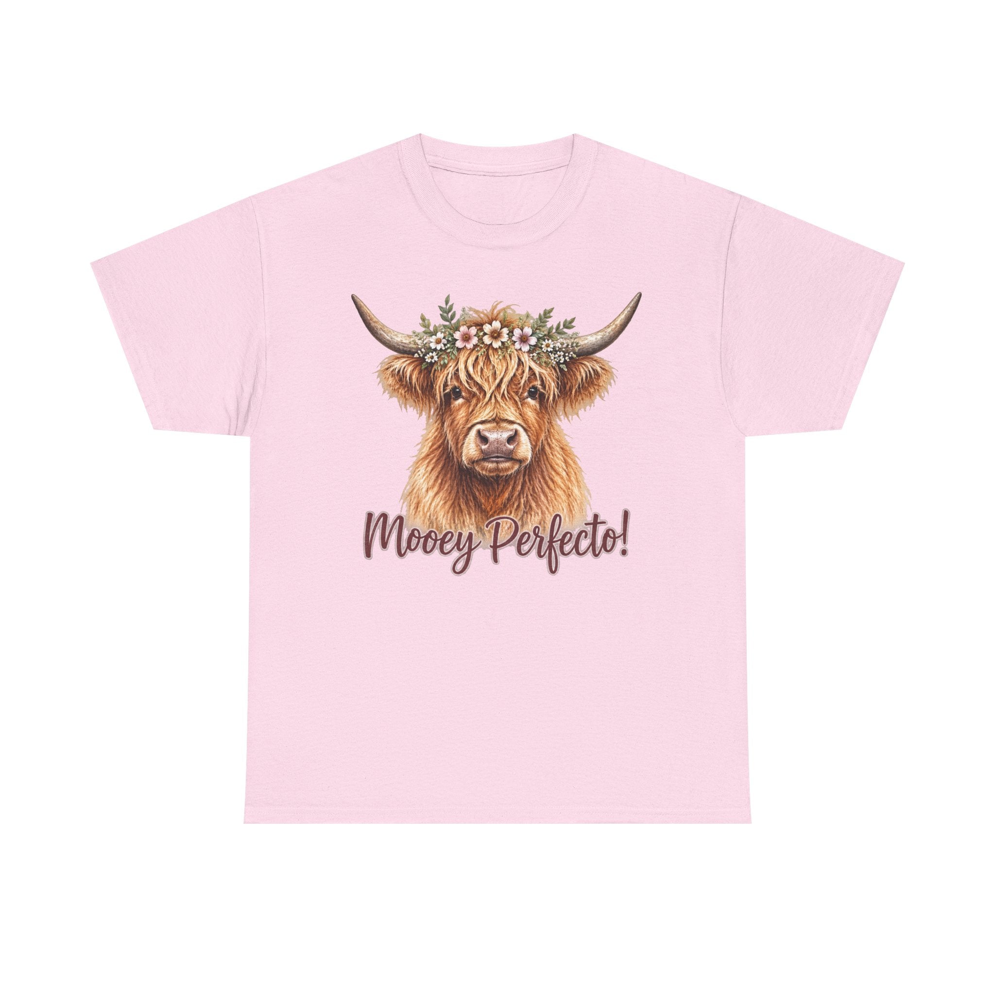Mooey Perfecto Highland Cow Tee