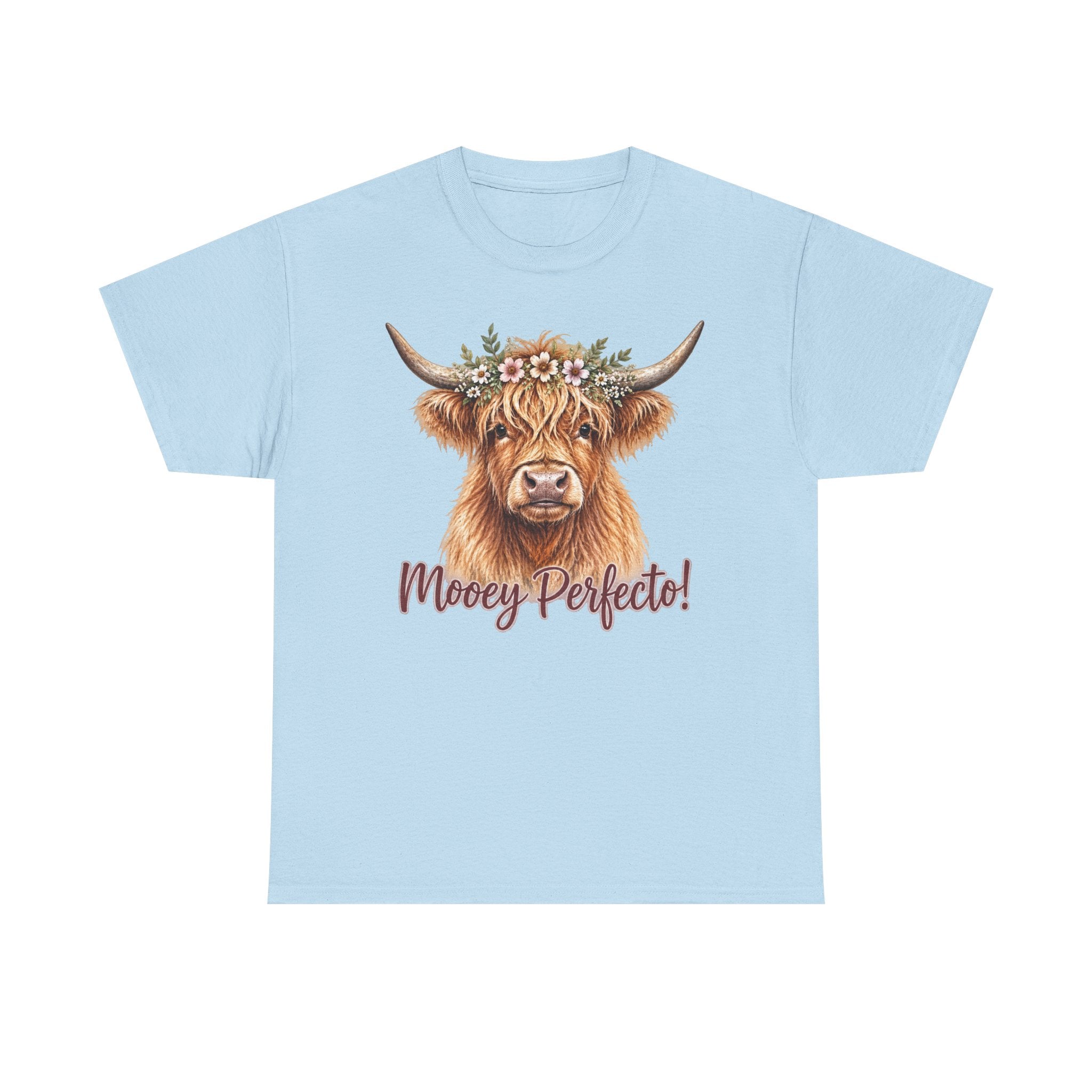 Mooey Perfecto Highland Cow Tee