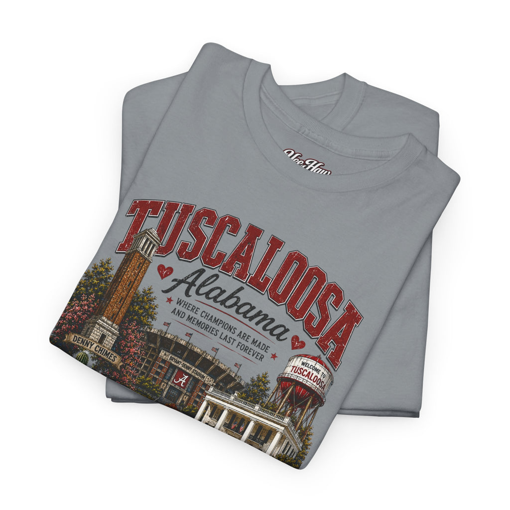 Tuscaloosa Alabama Collage Tee | College Town Souvenir Shirt