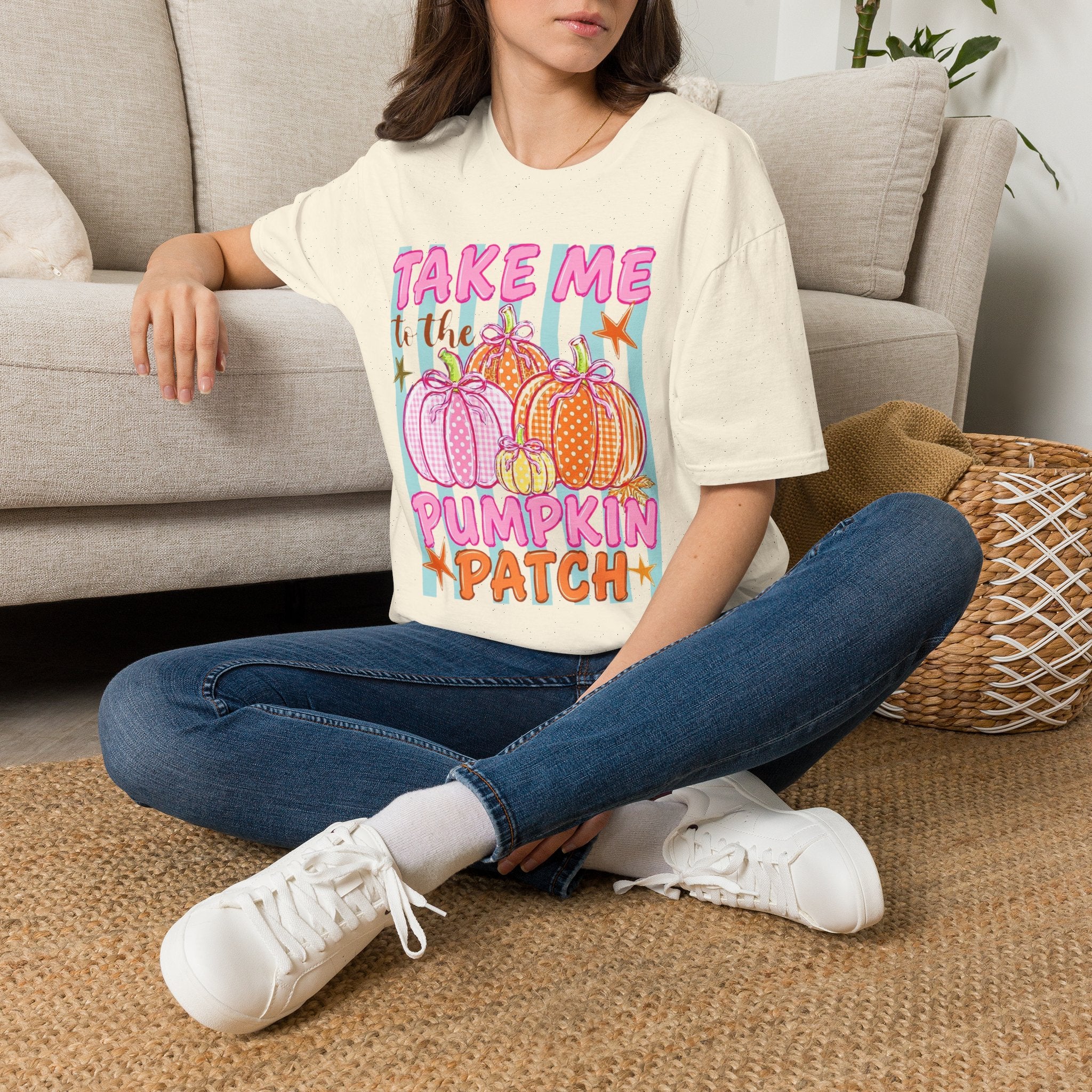 Pumpkin Patch T-Shirt — "Take Me to the Pumpkin Patch" Fall Graphic Tee