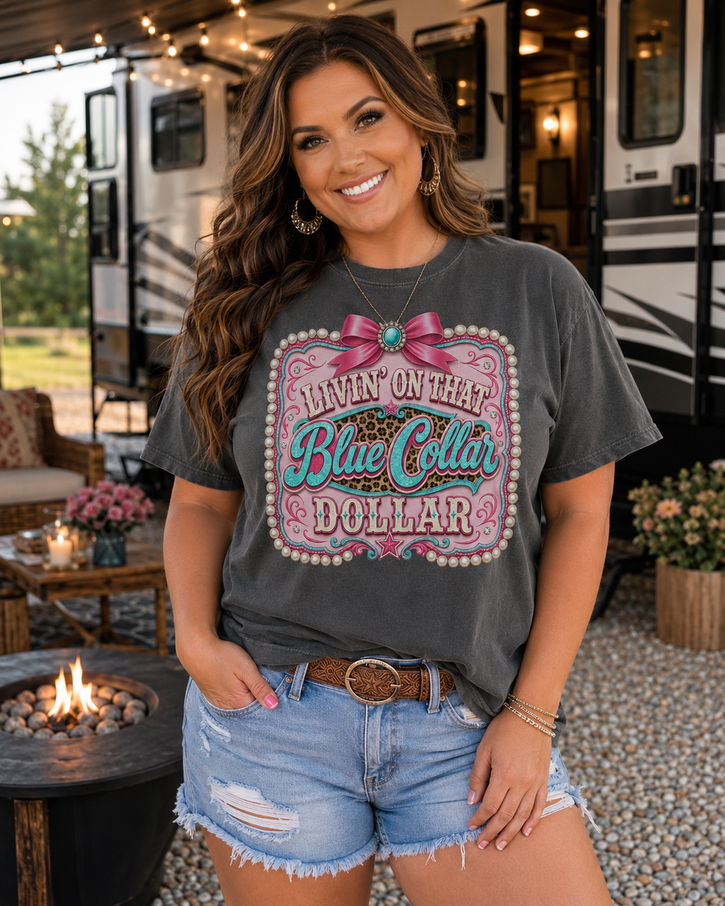 Blue Collar Dollar T-shirt