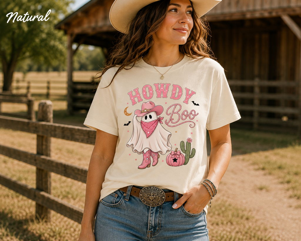 Howdy Boo Ghost Tee