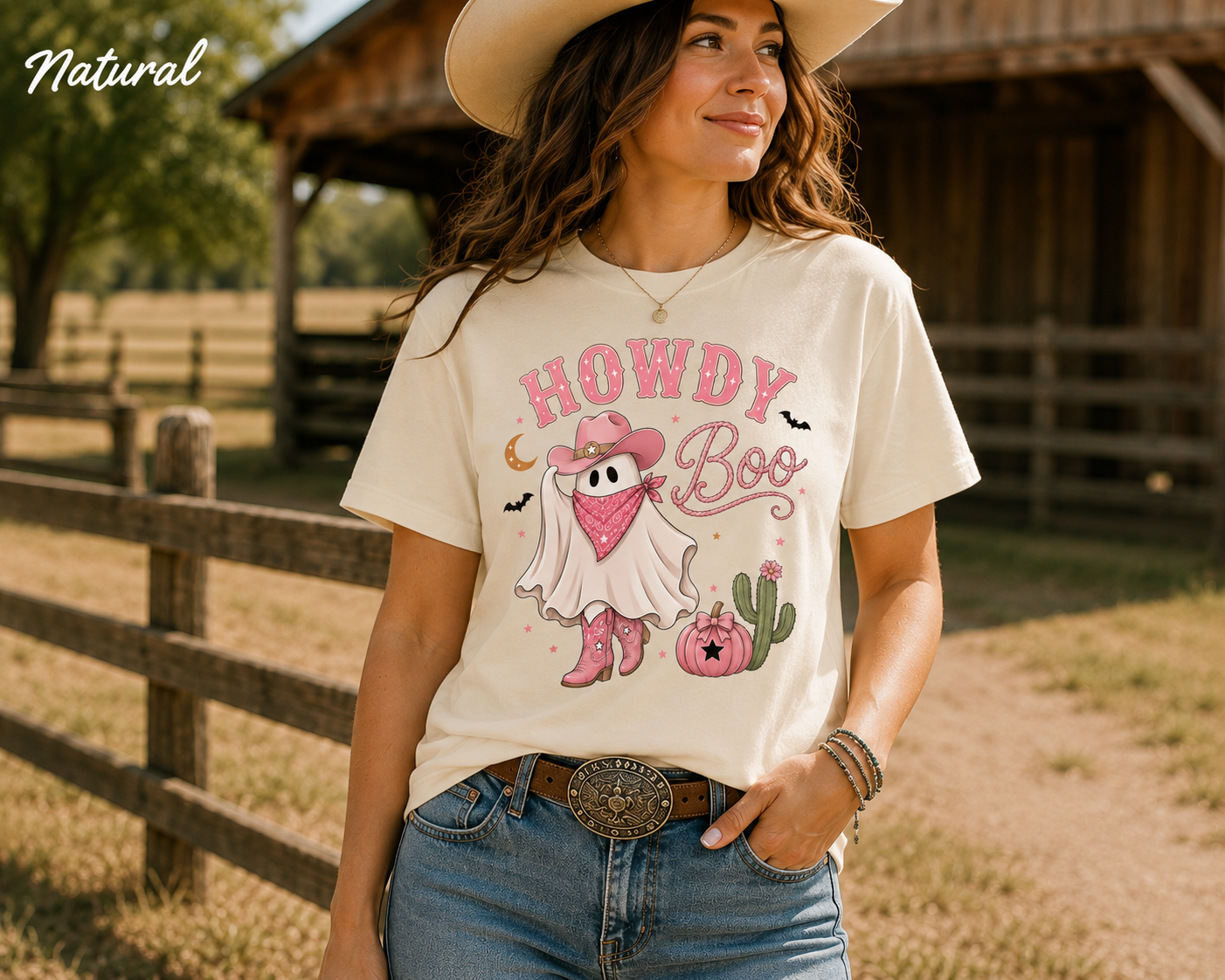 Howdy Boo Ghost Tee