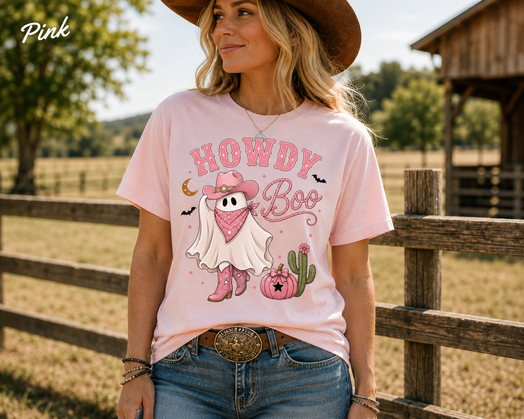 Howdy Boo Ghost Tee