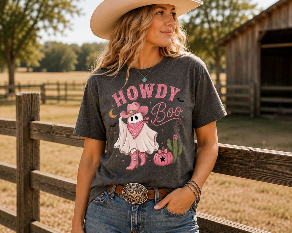 Howdy Boo Ghost Tee