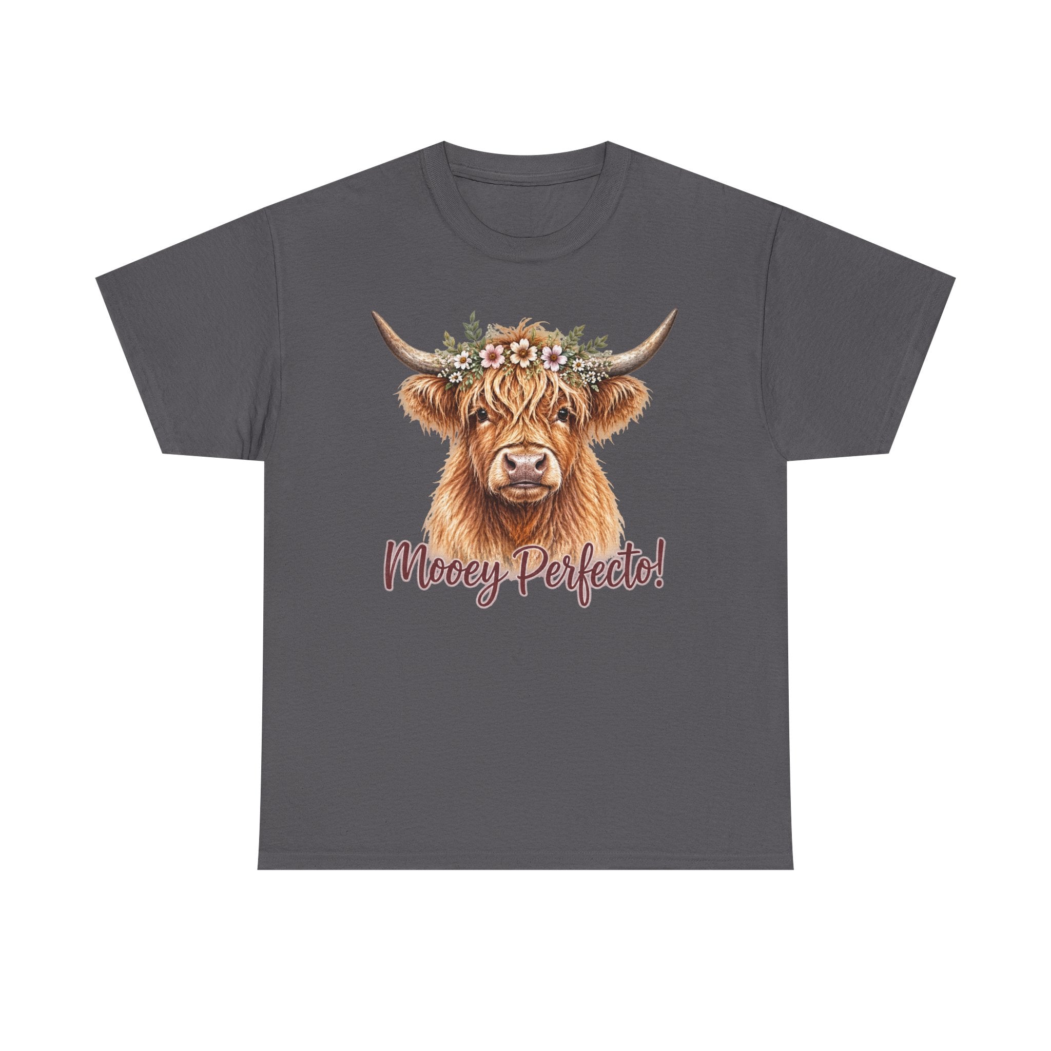 Mooey Perfecto Highland Cow Tee