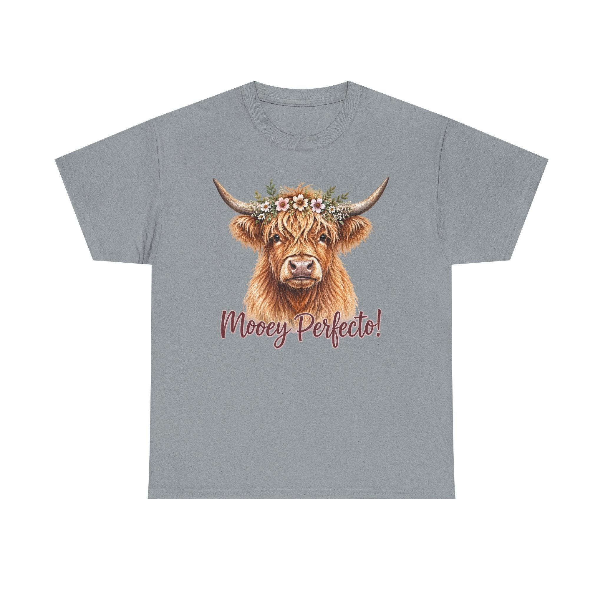 Mooey Perfecto Highland Cow Tee