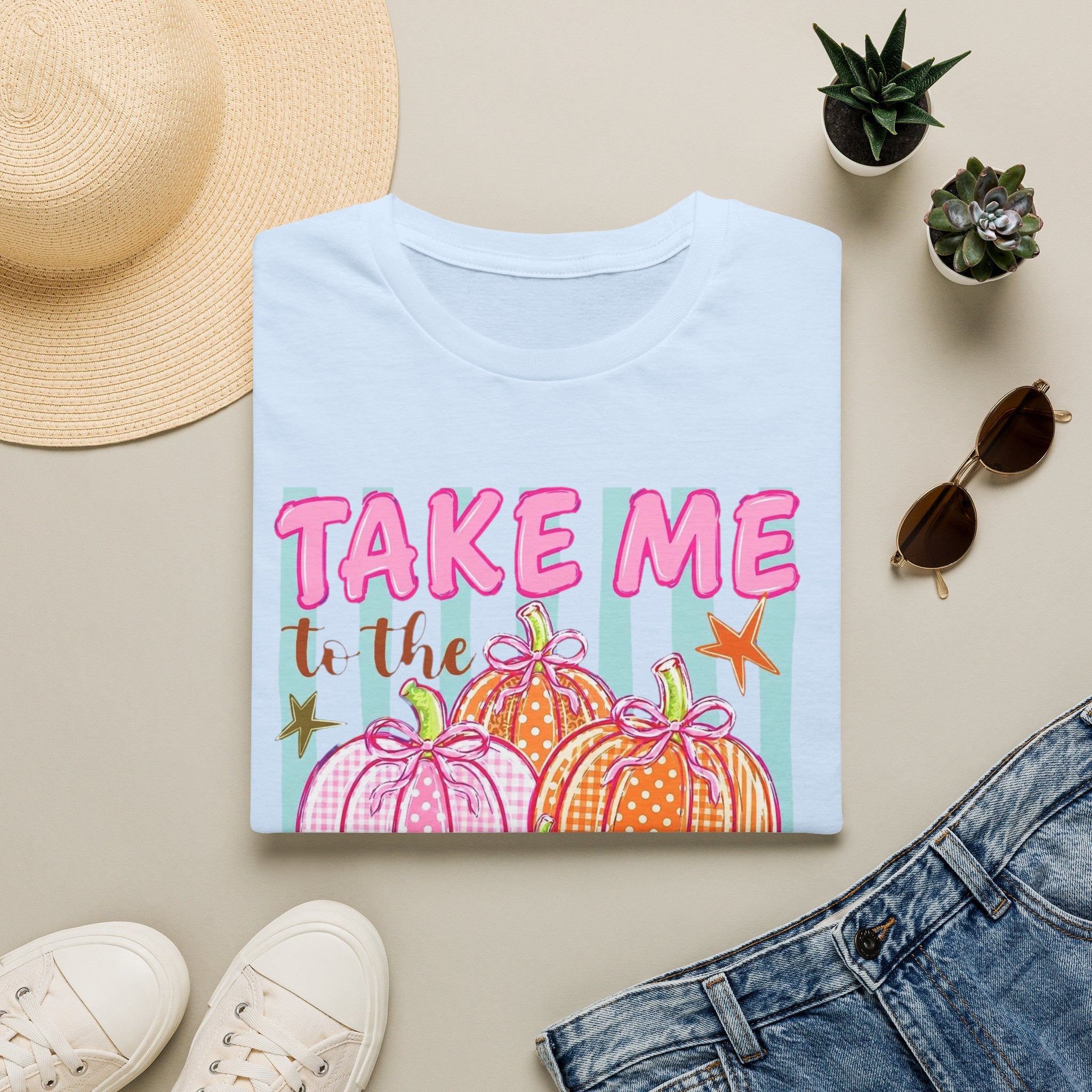 Pumpkin Patch T-Shirt — "Take Me to the Pumpkin Patch" Fall Graphic Tee