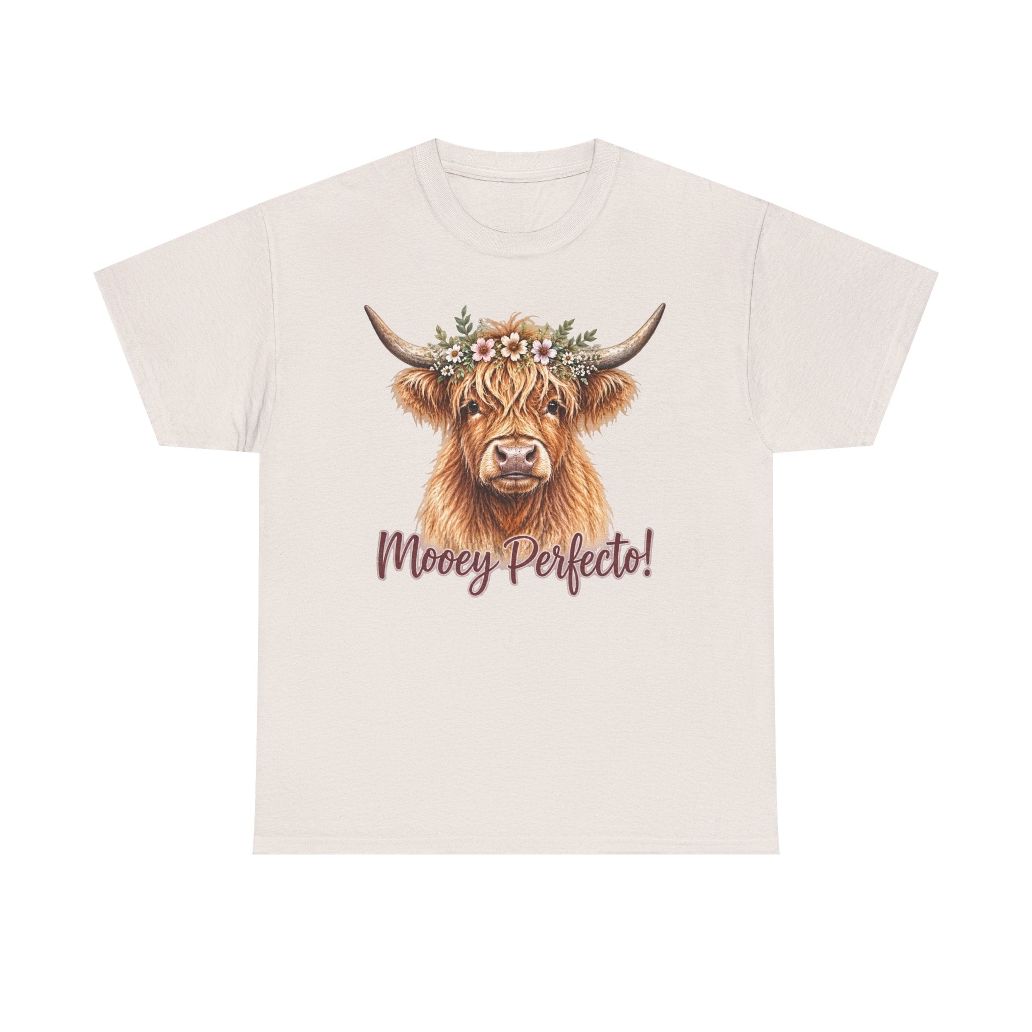 Mooey Perfecto Highland Cow Tee