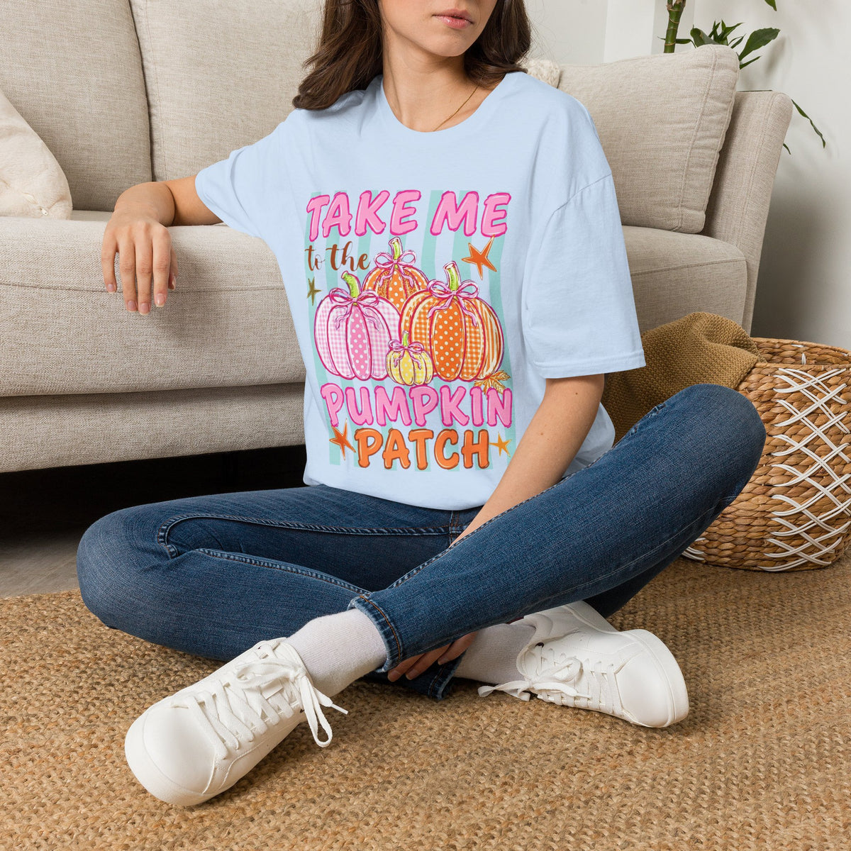 Pumpkin Patch T-Shirt — "Take Me to the Pumpkin Patch" Fall Graphic Tee