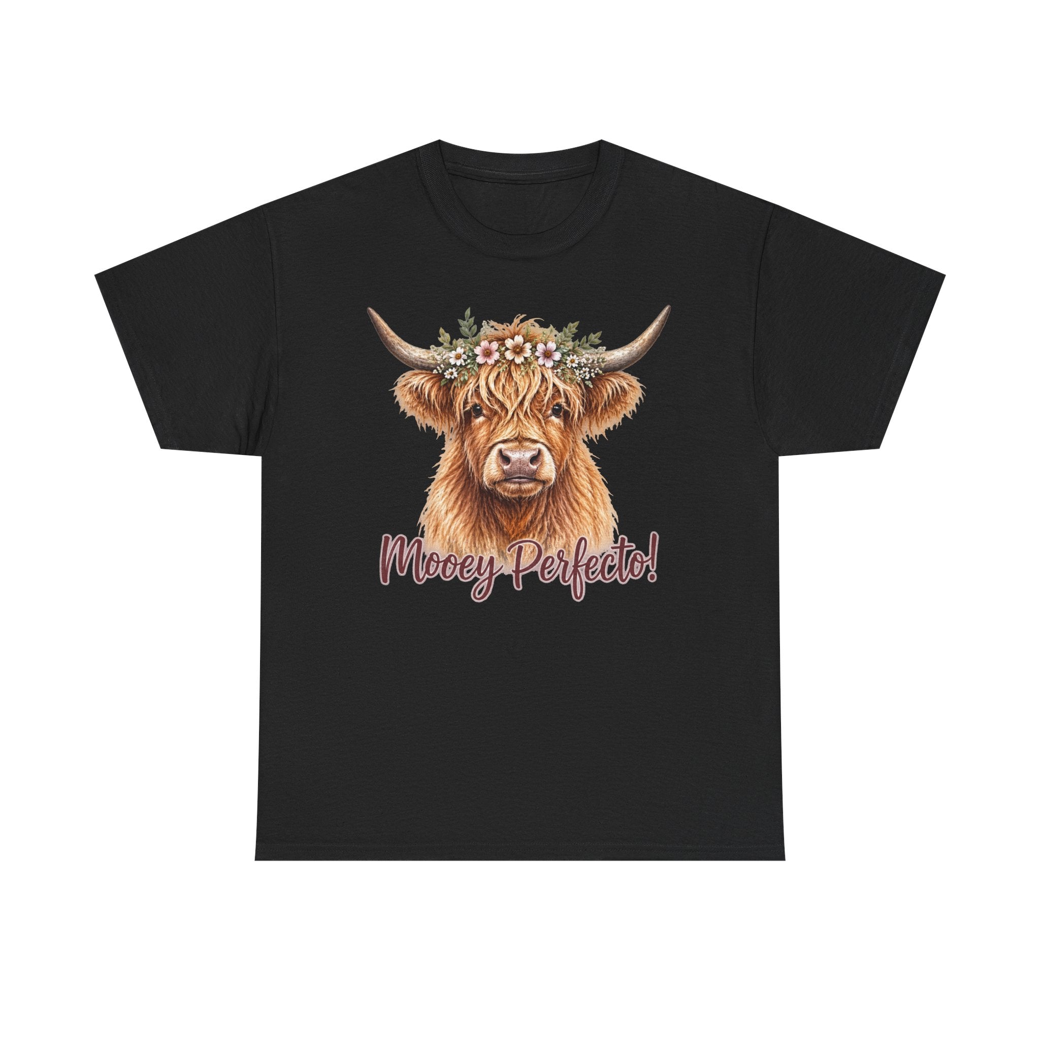 Mooey Perfecto Highland Cow Tee