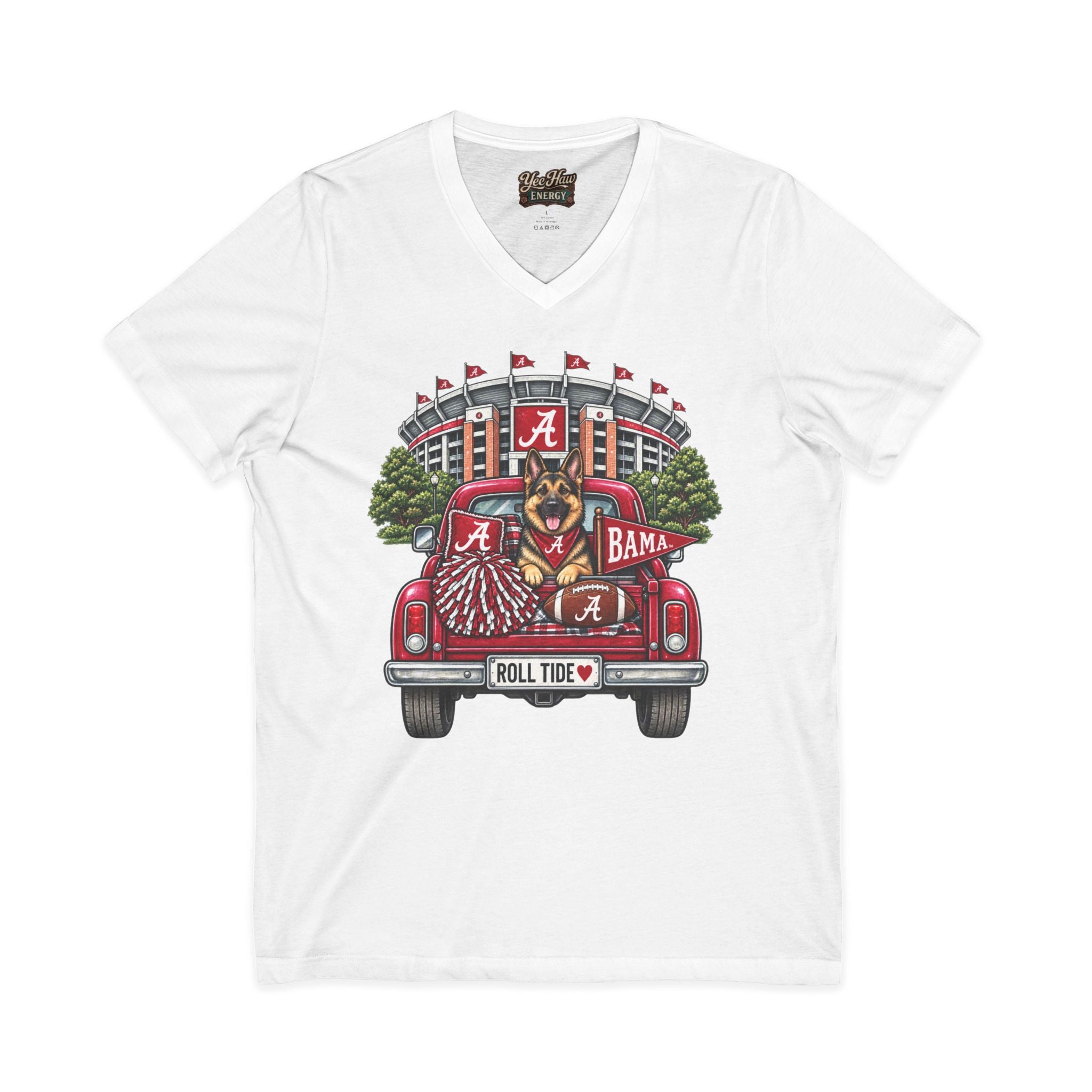 Roll Tide Game Day V-Neck Tee