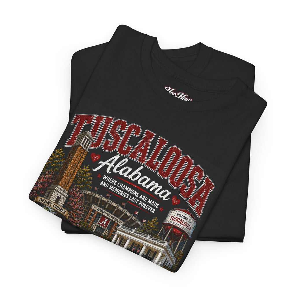 Tuscaloosa Alabama Collage Tee | College Town Souvenir Shirt